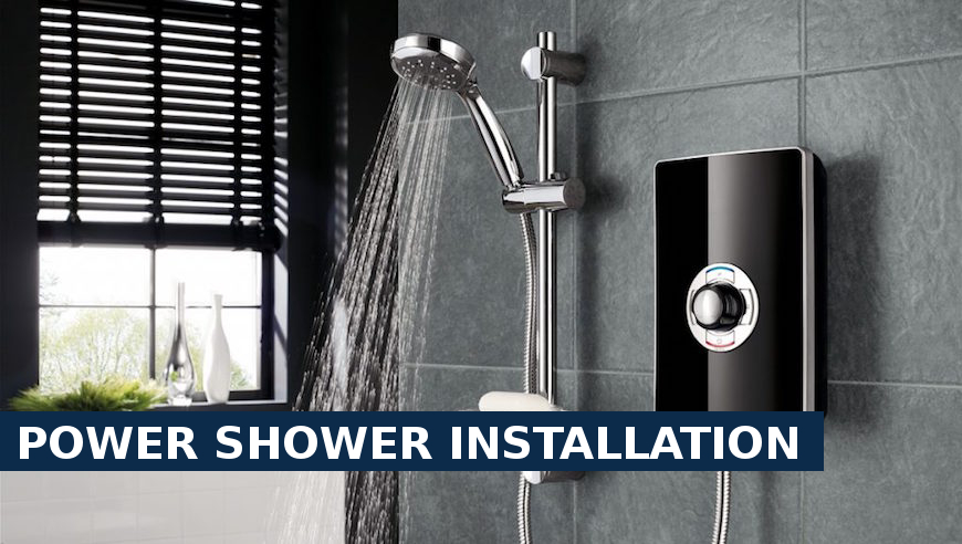 Power shower installation Norwood Green